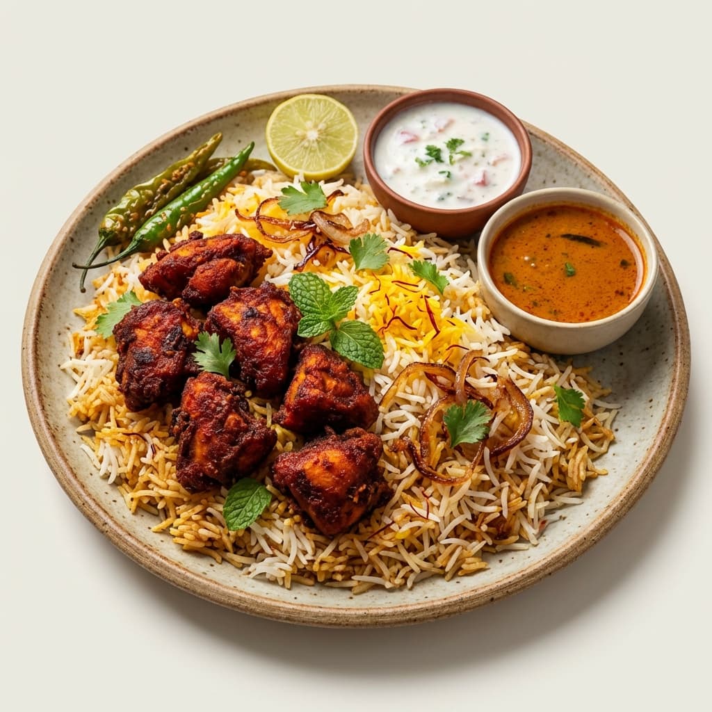Chicken Fry Piece Biryani